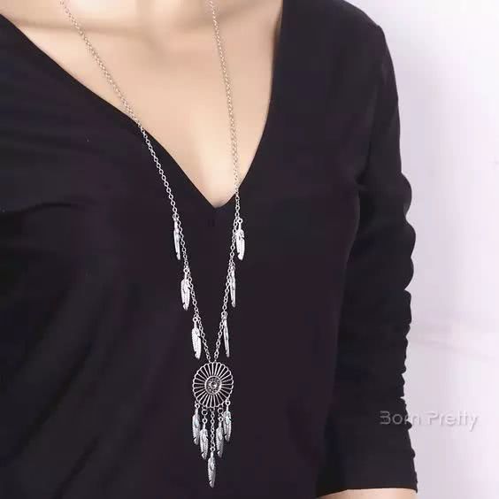 百搭抽拉毛衣链,毛衣链百搭木制