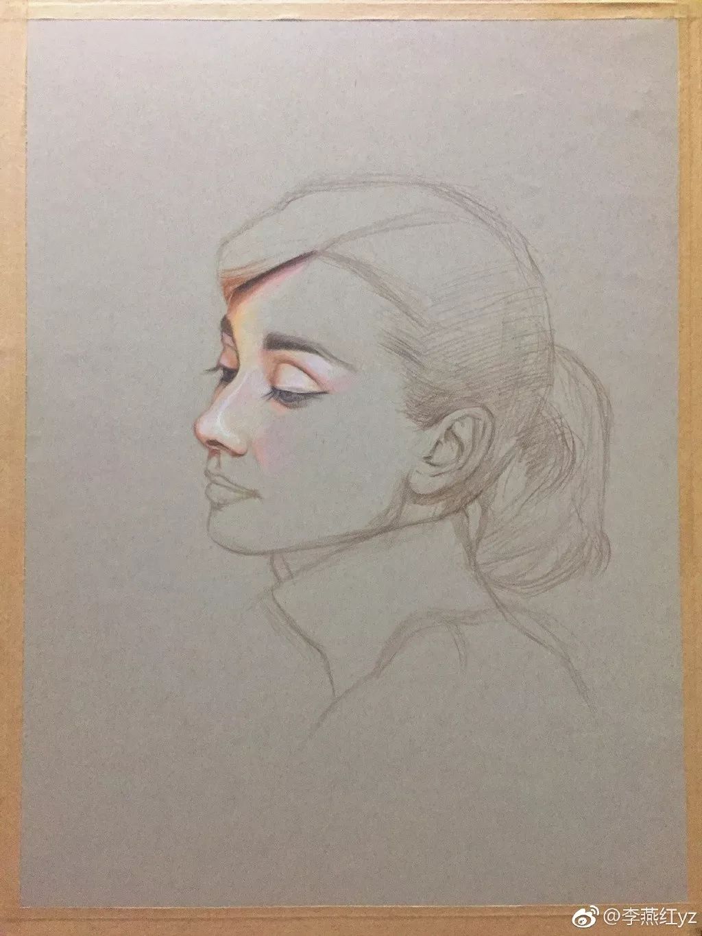 蔡徐坤的蓝玫瑰彩铅简笔画,彩铅画蔡徐坤蓝玫瑰