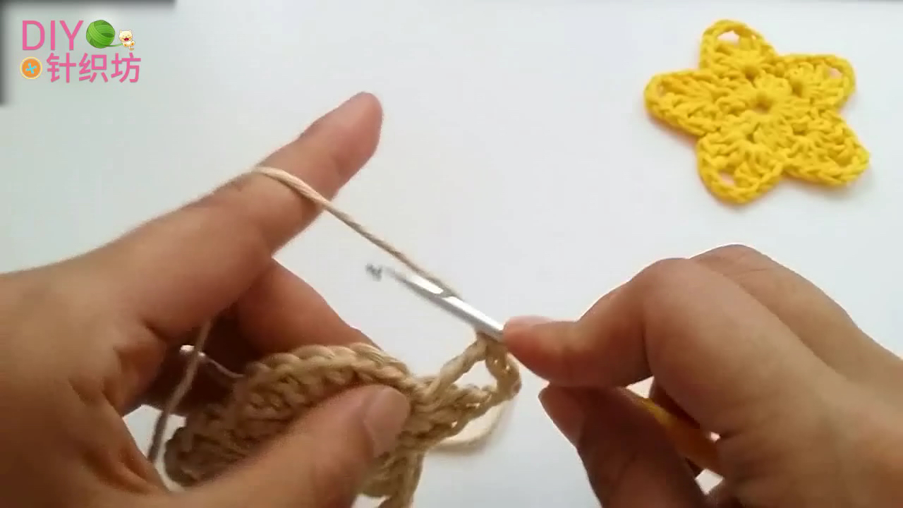 简单好看毛线杯垫,针织杯垫教程新手简单款