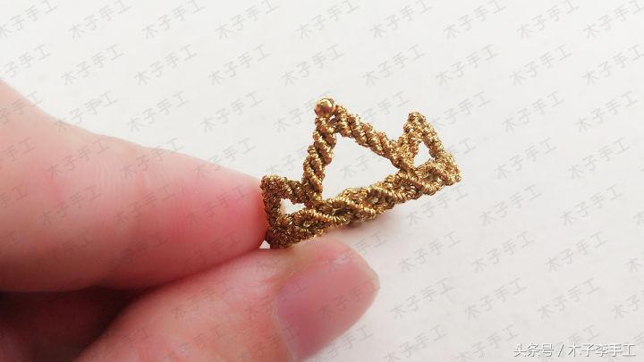 皇冠锆石戒指的戴法图片,皇冠戒指编织方法视频