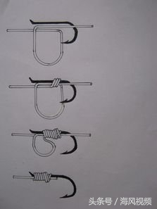 鱼钩的各种绑法图解大全,鱼钩浮漂的绑法图解大全