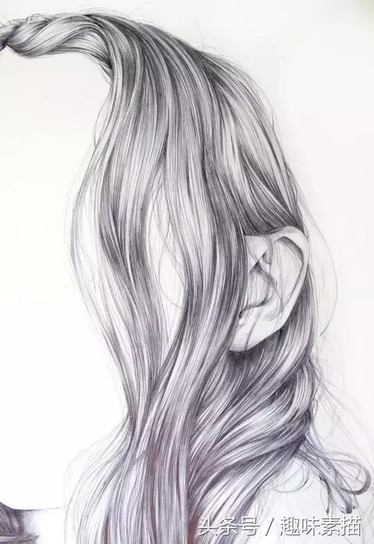 几招教你画头发,一分钟教你画头发