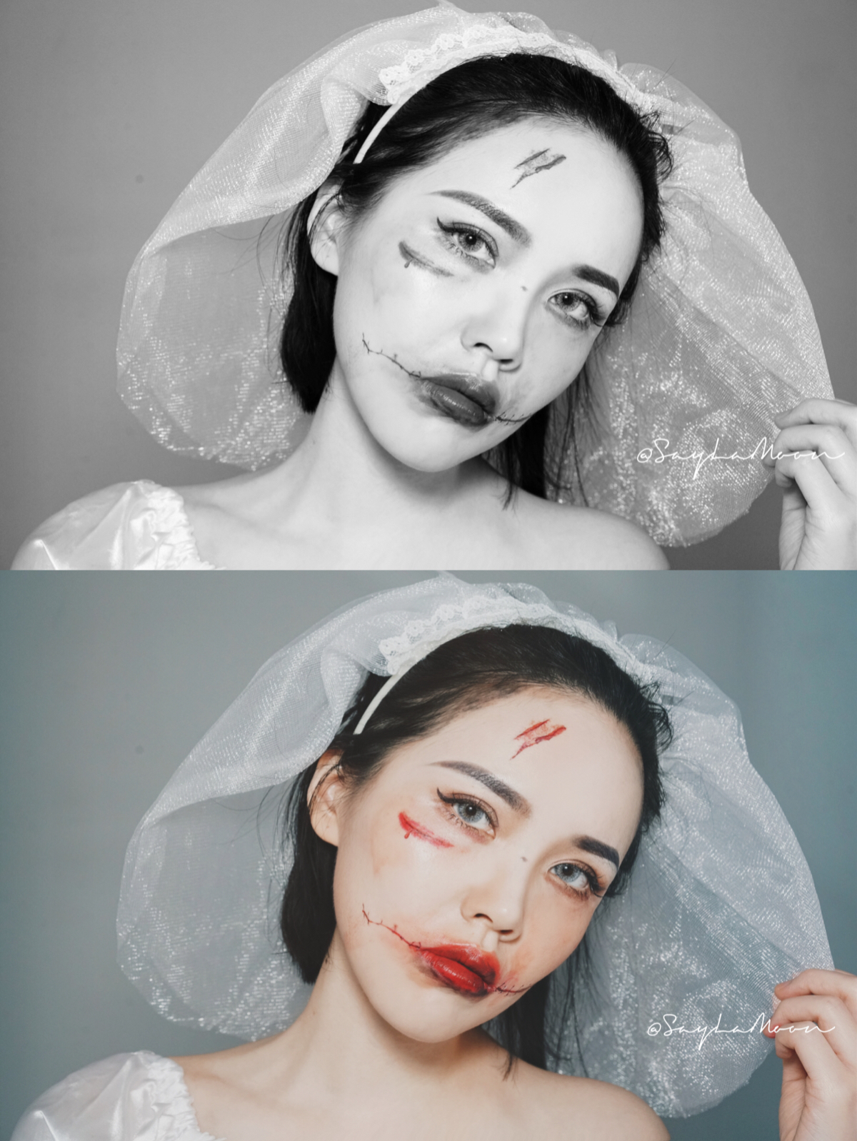 万圣节怎么画僵尸妆,万圣节僵尸妆容教程