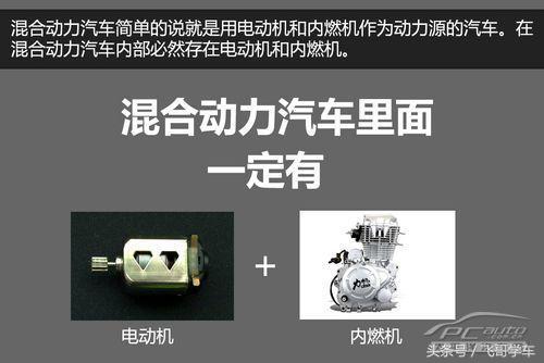 混动和混合动力的区别,混动版本汽车知识