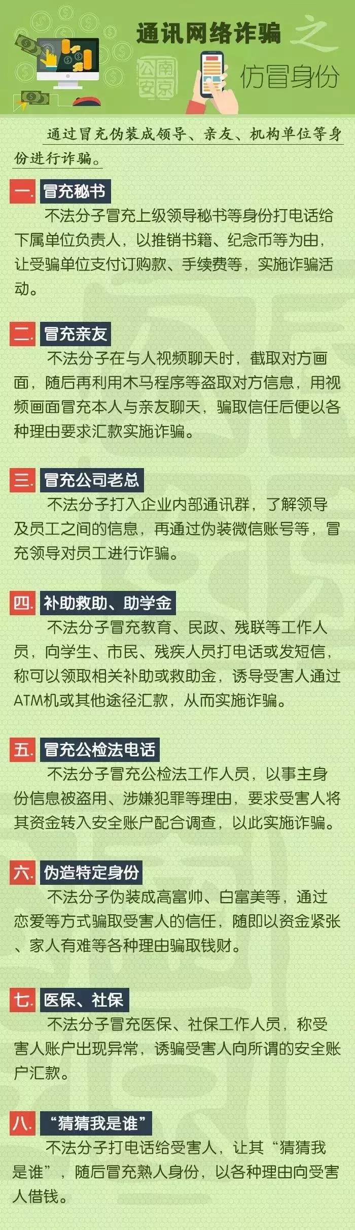 常见诈骗手法之电信诈骗,公安部电信诈骗十大典型案例