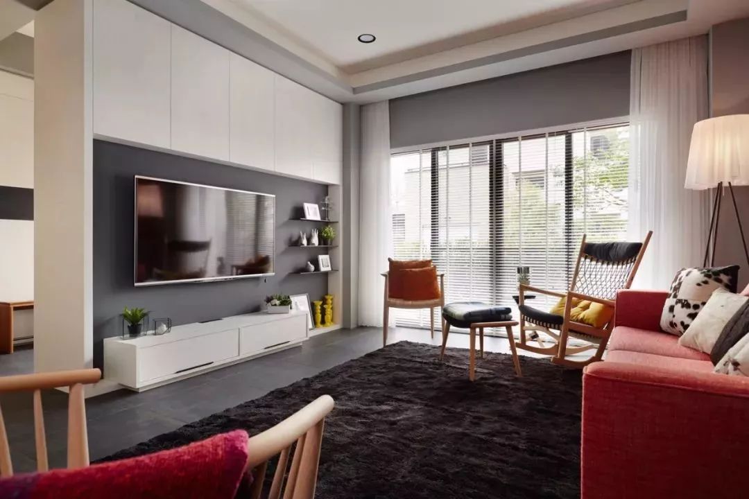 灰色哑光地砖800*800铺贴效果,暖灰色地砖装修效果图现代简约