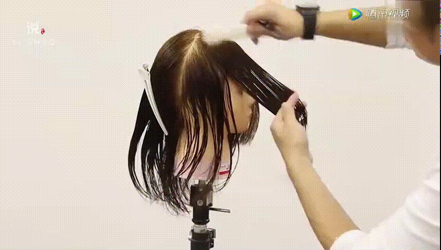 零基础剪长碎发最快的方法,粗头发怎样剪自然的碎发