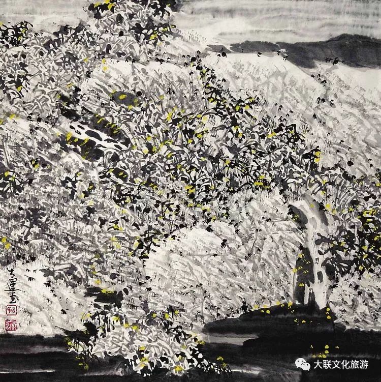 北派山水名家邀请展,荆山楚水山水作品欣赏