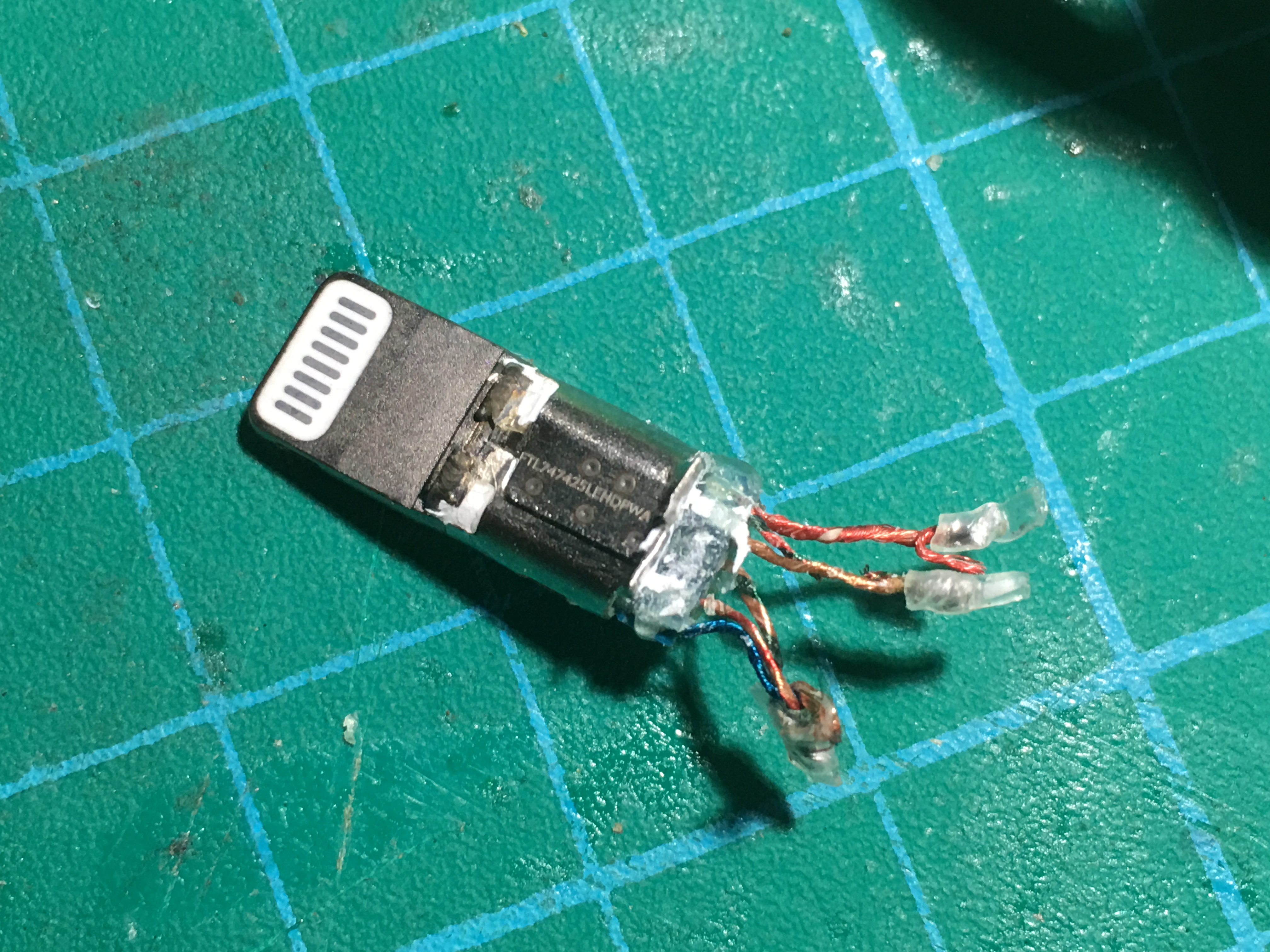 苹果lightning耳机转换接线图解,苹果原装闪电转接线