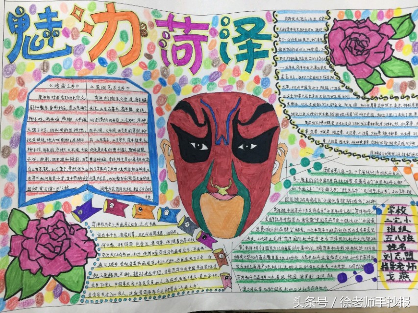 谁不说咱家乡美手抄报,祖国好家乡美手抄报