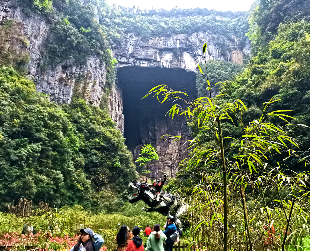 天生三桥和印象武隆怎么玩,重庆武隆天生三桥春夏秋冬景象