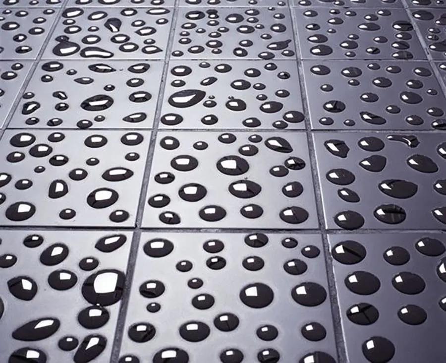 4平米卫生间瓷砖600*1200直贴效果,卫生间400*800深灰色瓷砖腰线效果