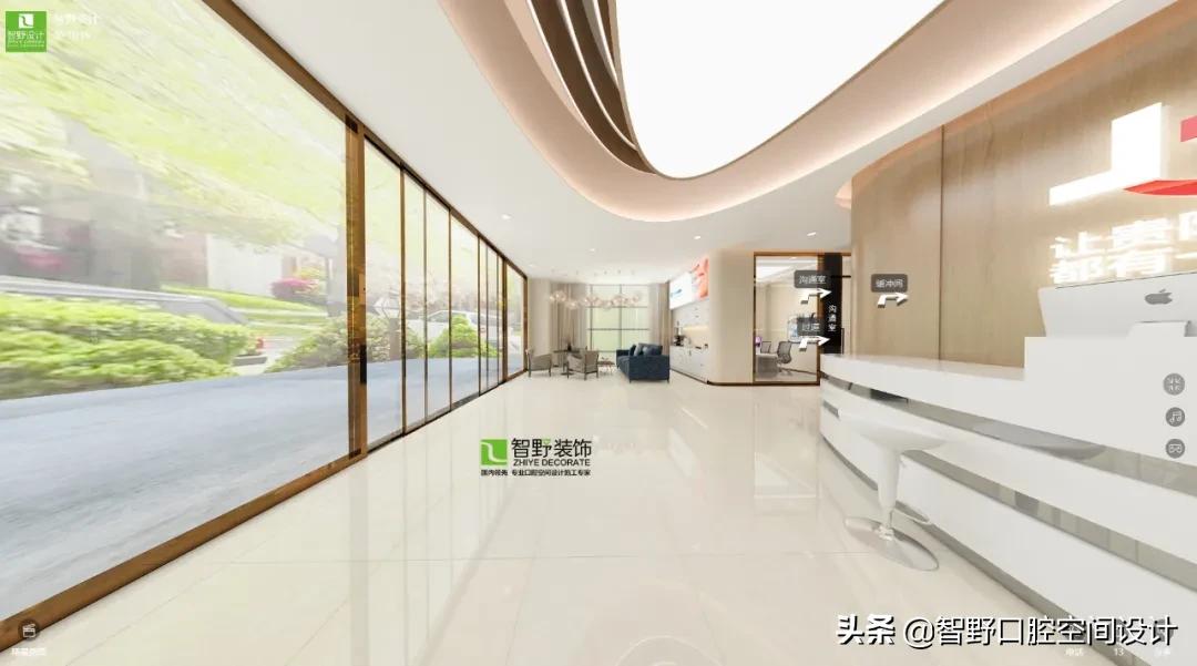 50平口腔诊所设计效果图,口腔诊所效果图设计