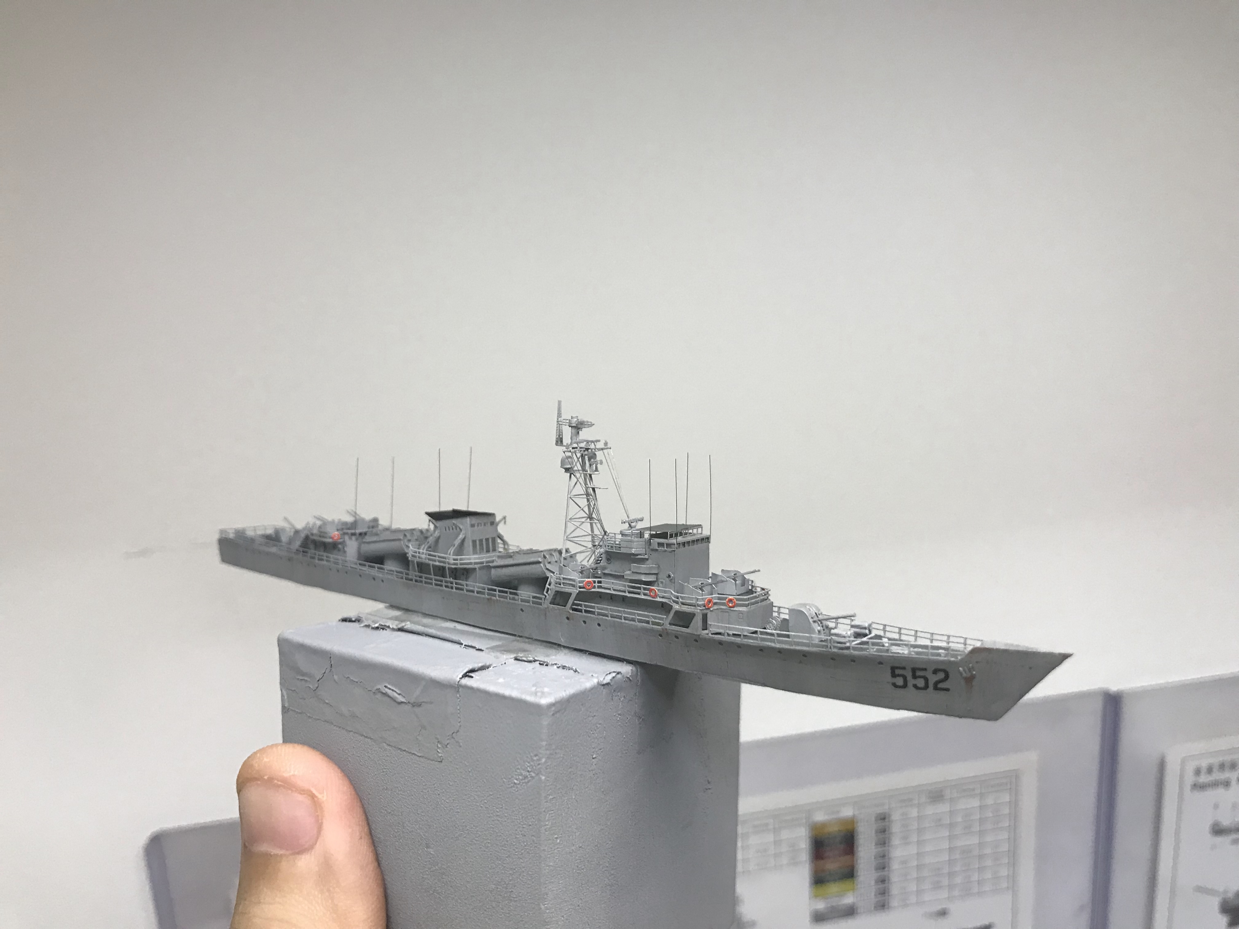 「手工船模」1/700宜宾号导弹护卫舰制作小记