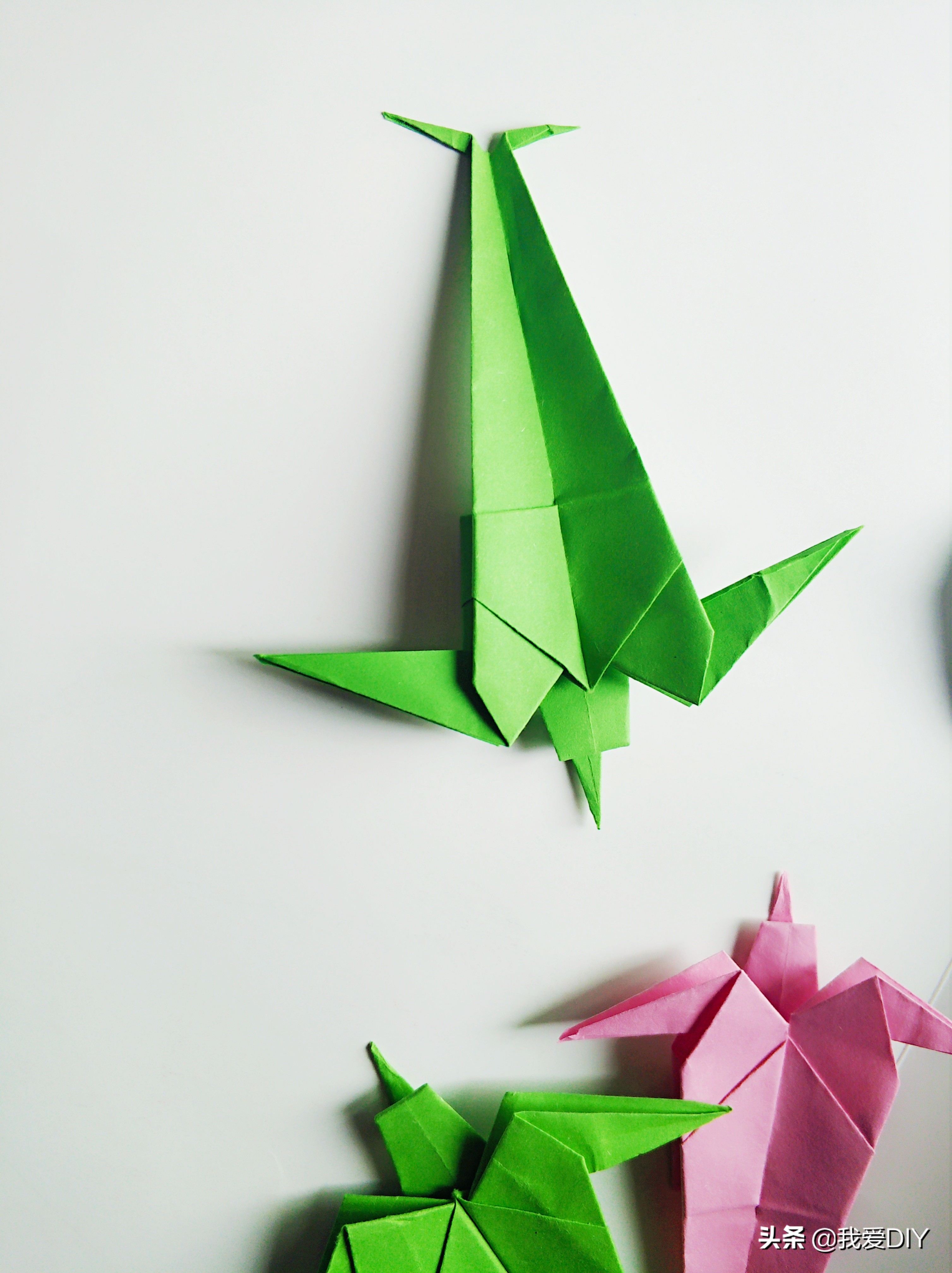 小燕子折纸步骤图解法,小燕子折纸教程简单