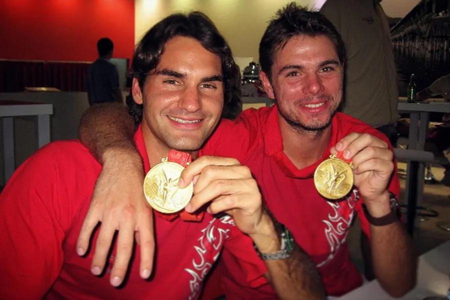 费德勒暖心时刻,费德勒1000胜庆祝