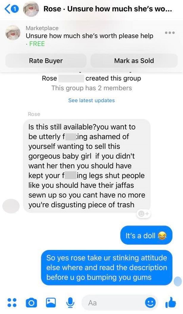 喷错人啦！英国女卖仿真玩具娃娃，网友以为是真婴儿怒喷卖家