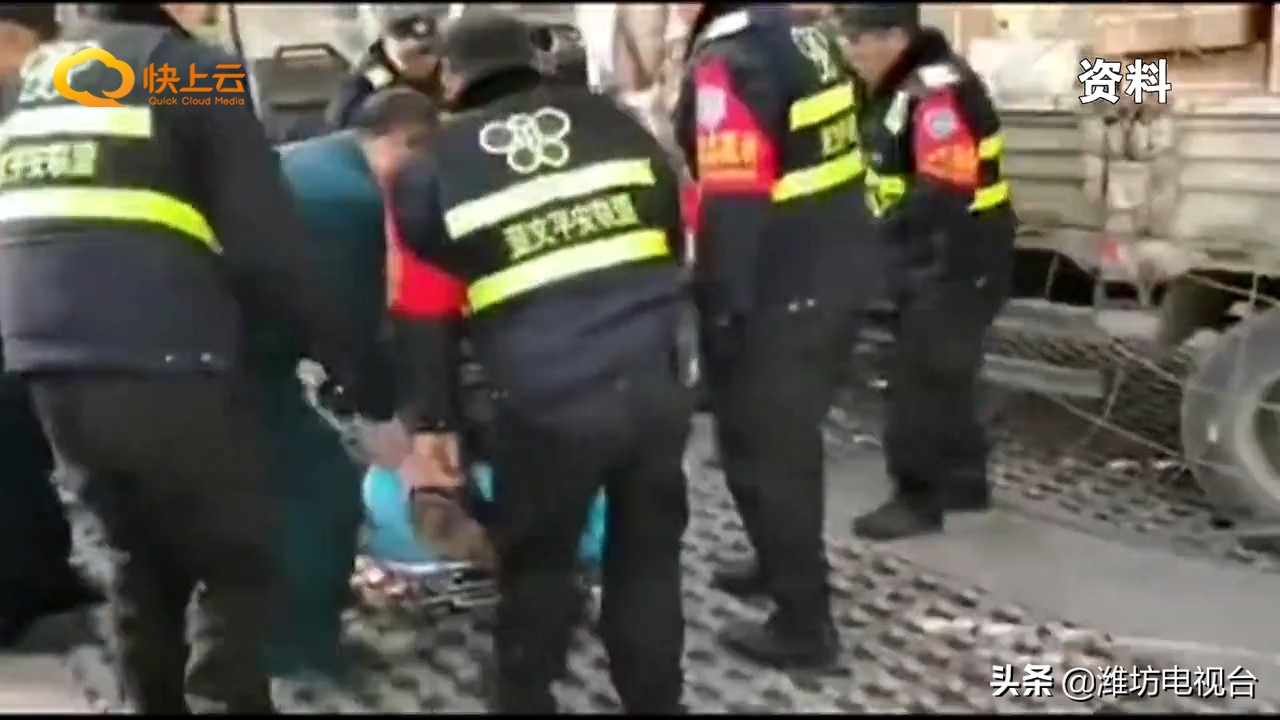 潍坊阳光壹佰城市广场一货车司机心脏骤停物业秩序维护员见义勇为