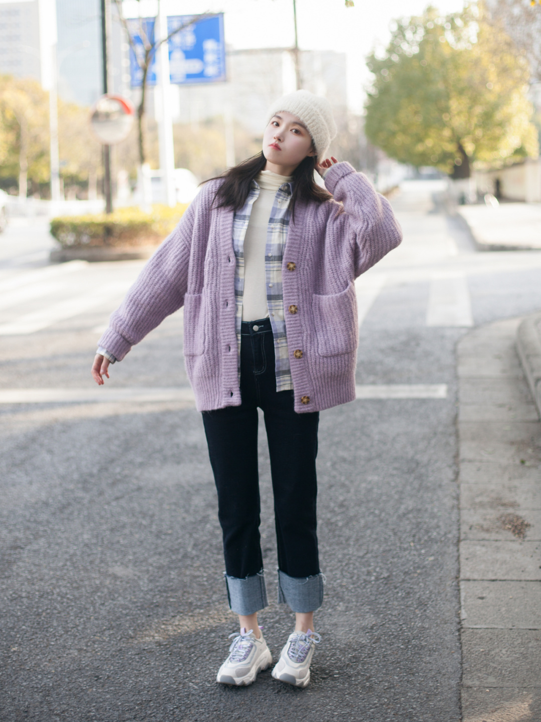 开春老爹鞋穿搭外套,春季穿老爹鞋热吗