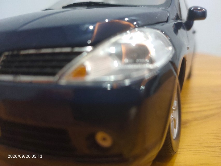 日产骐达老款汽车模型,14岁的暖男