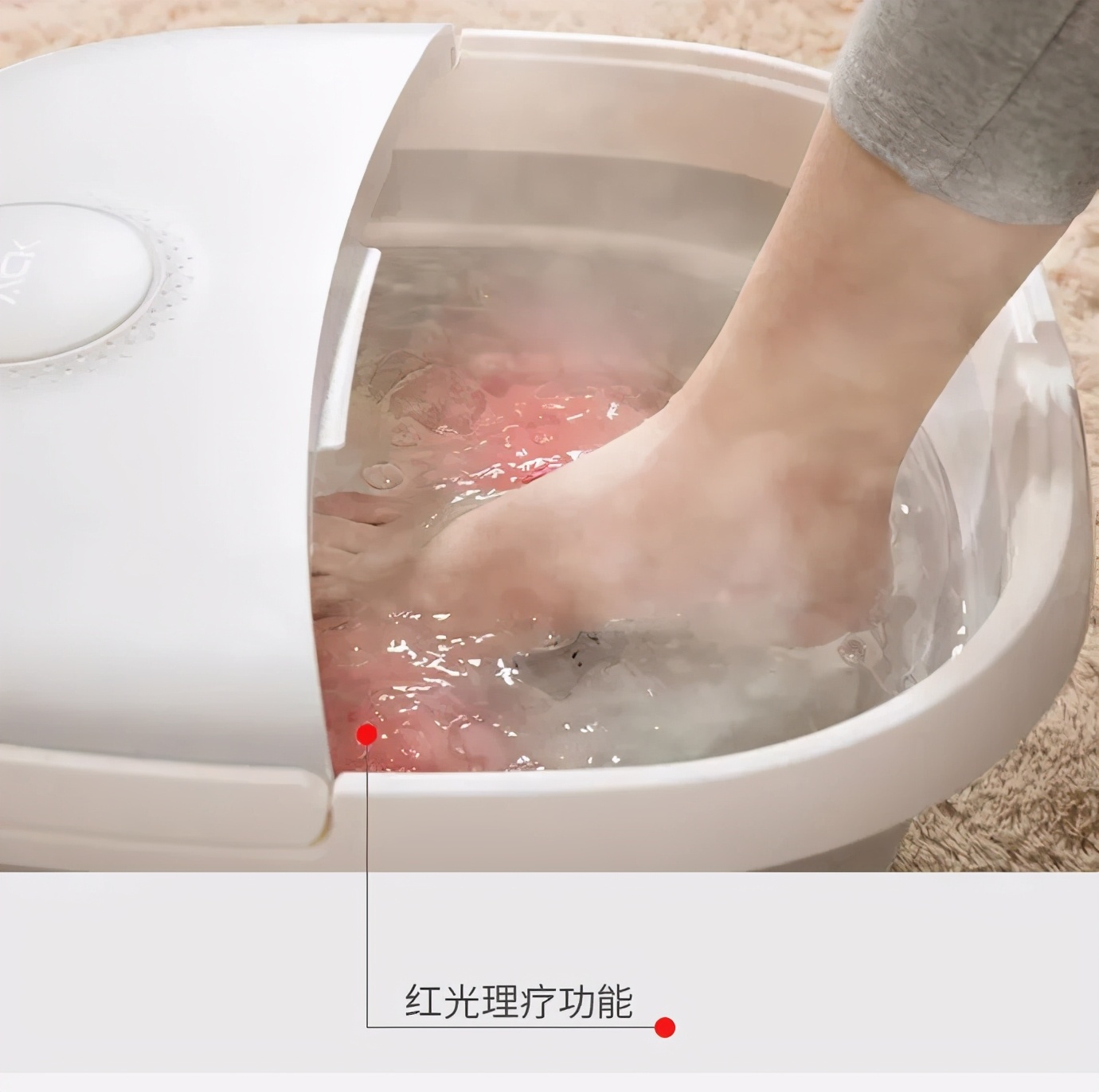 可折叠自动按摩足浴盆,折叠足浴按摩泡脚盆