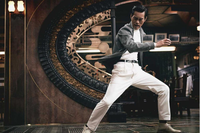 陈国坤演李小龙精彩片段,陈国坤叶问四致敬李小龙