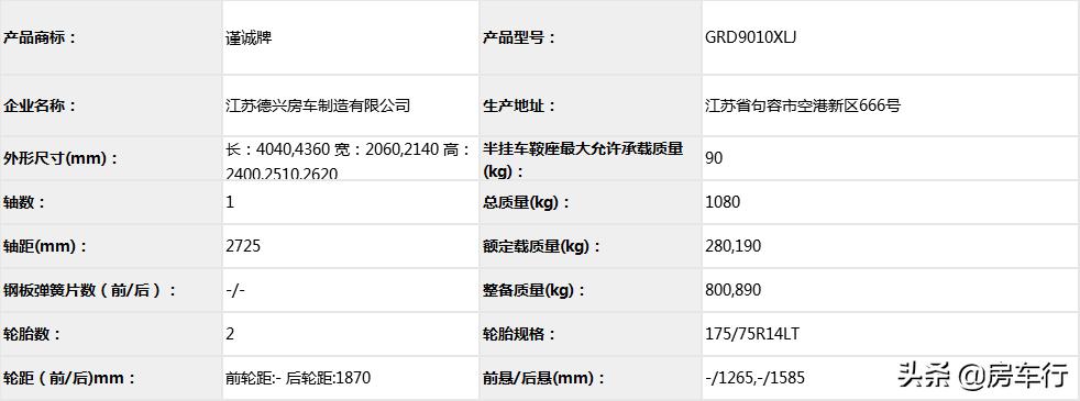 旅居房车生产,工信部旅居车房车公告