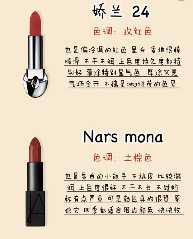女人必买的6支口红颜色推荐 (女人必买的16款口红)