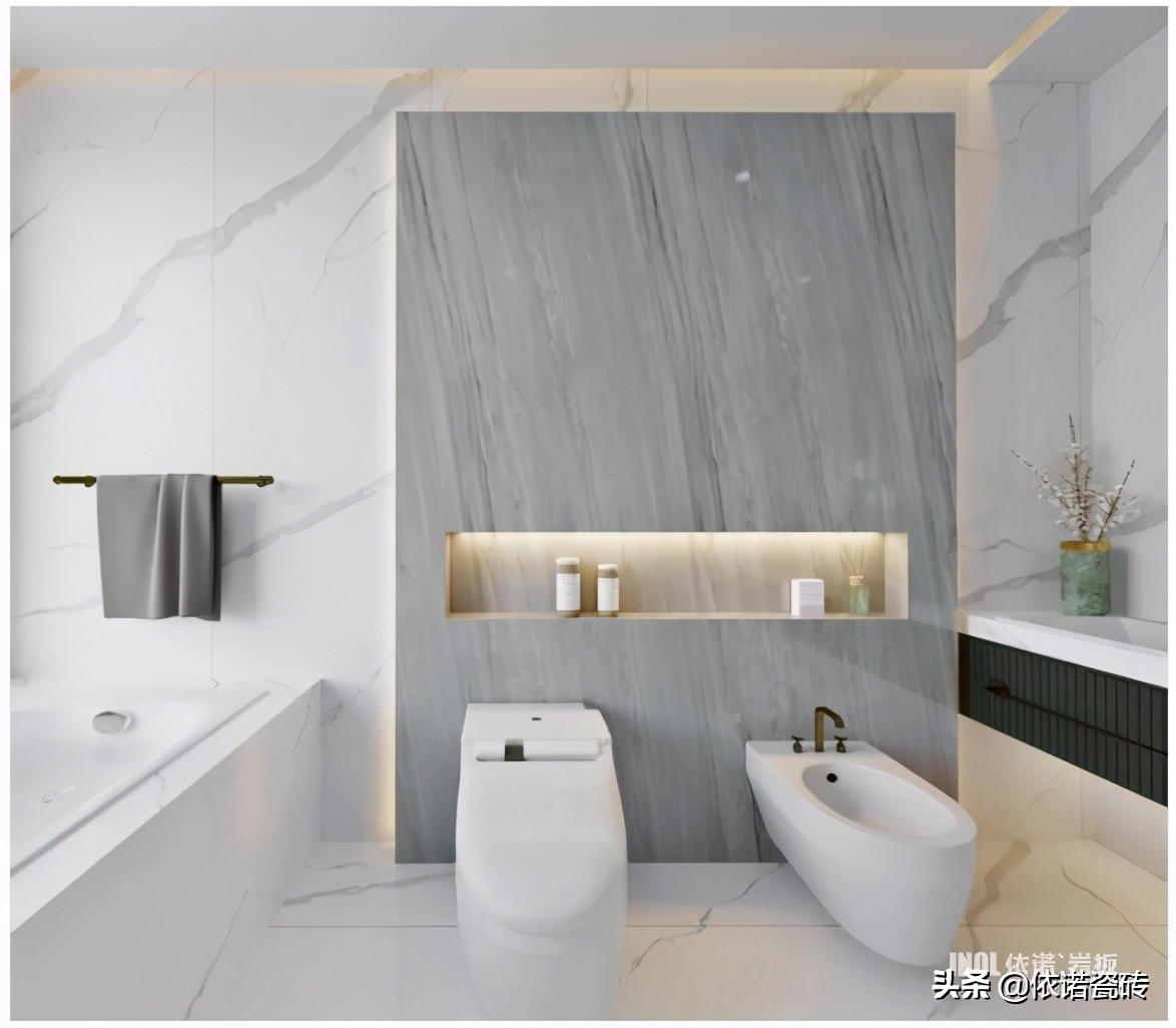 岩板背景墙用哪款岩板好看,德利丰岩板和依诺岩板哪个好