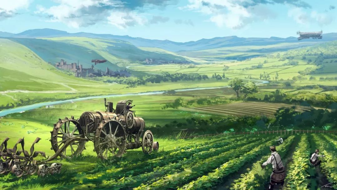 蒸汽朋克风创意美术,蒸汽朋克幻想风格