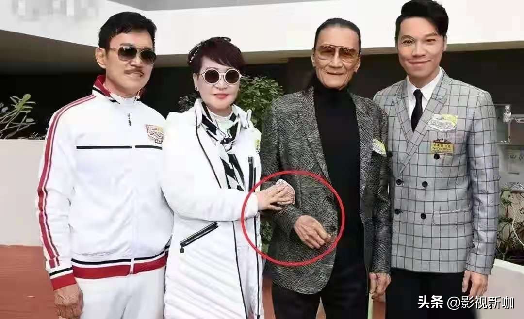 谢贤1993年拜年,谢贤拥抱孙子