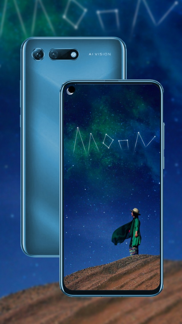 荣耀v20专用挖孔壁纸,荣耀v20锁屏壁纸怎么自动更换