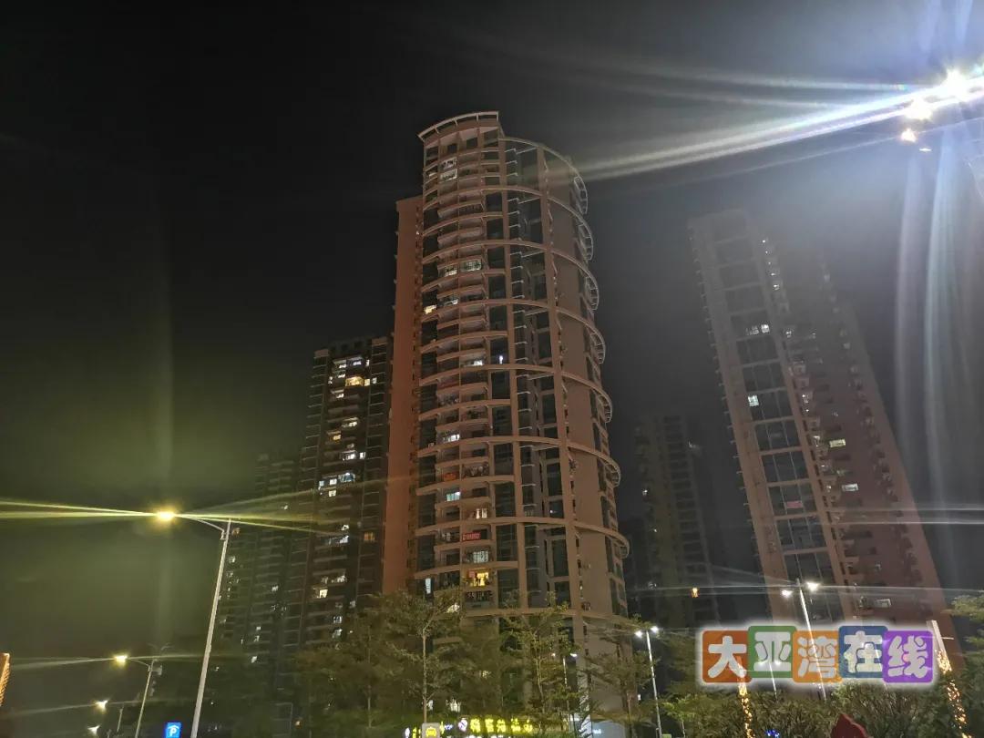 大亚湾西区亮灯率,大亚湾石化区晚上亮灯