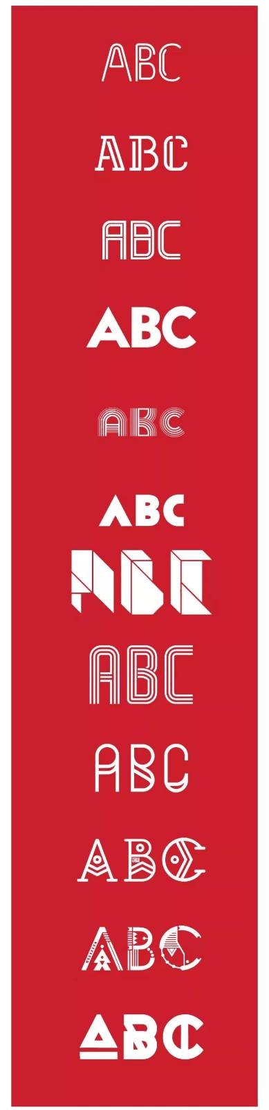 有创意的英文字体,55个英文字母创意字体设计欣赏