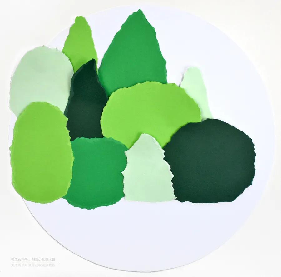 儿童画教程7-10岁风景画秋天主题,秋天简单色块儿童画