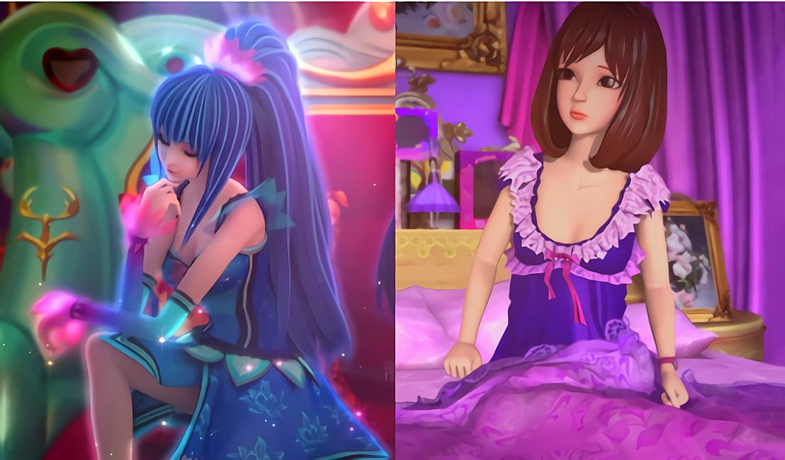 当叶罗丽仙子都换上菲灵的发型时,当叶罗丽仙子们来到人类世界