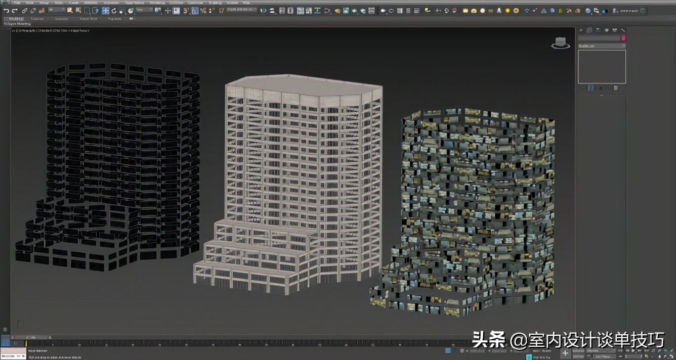 一位学员制作室外效果，一天完成整个过程，劳动报酬2K