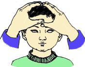 小孩头晕用推拿手法怎么缓解,小孩发热头痛穴位按摩
