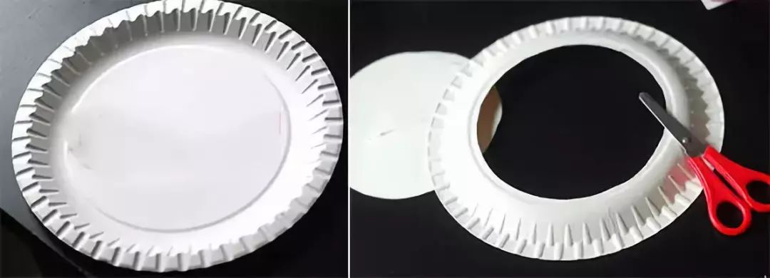 纸盘幼儿创意手工简单又漂亮,一次性纸盘特色美工作品小班