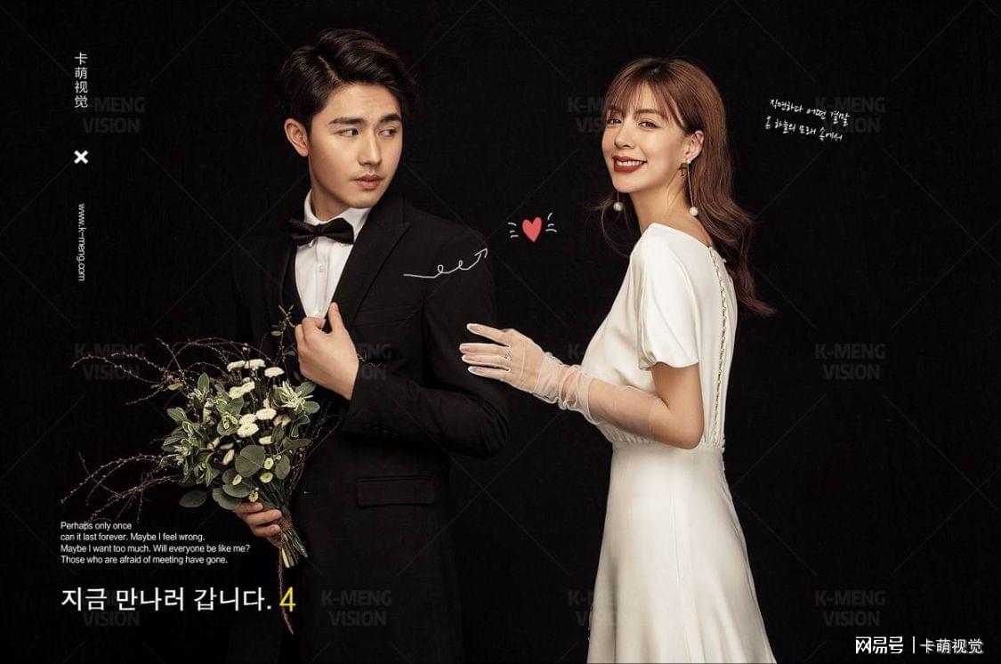 婚纱摄影风格韩式婚纱照,韩式婚纱照简约内景光影