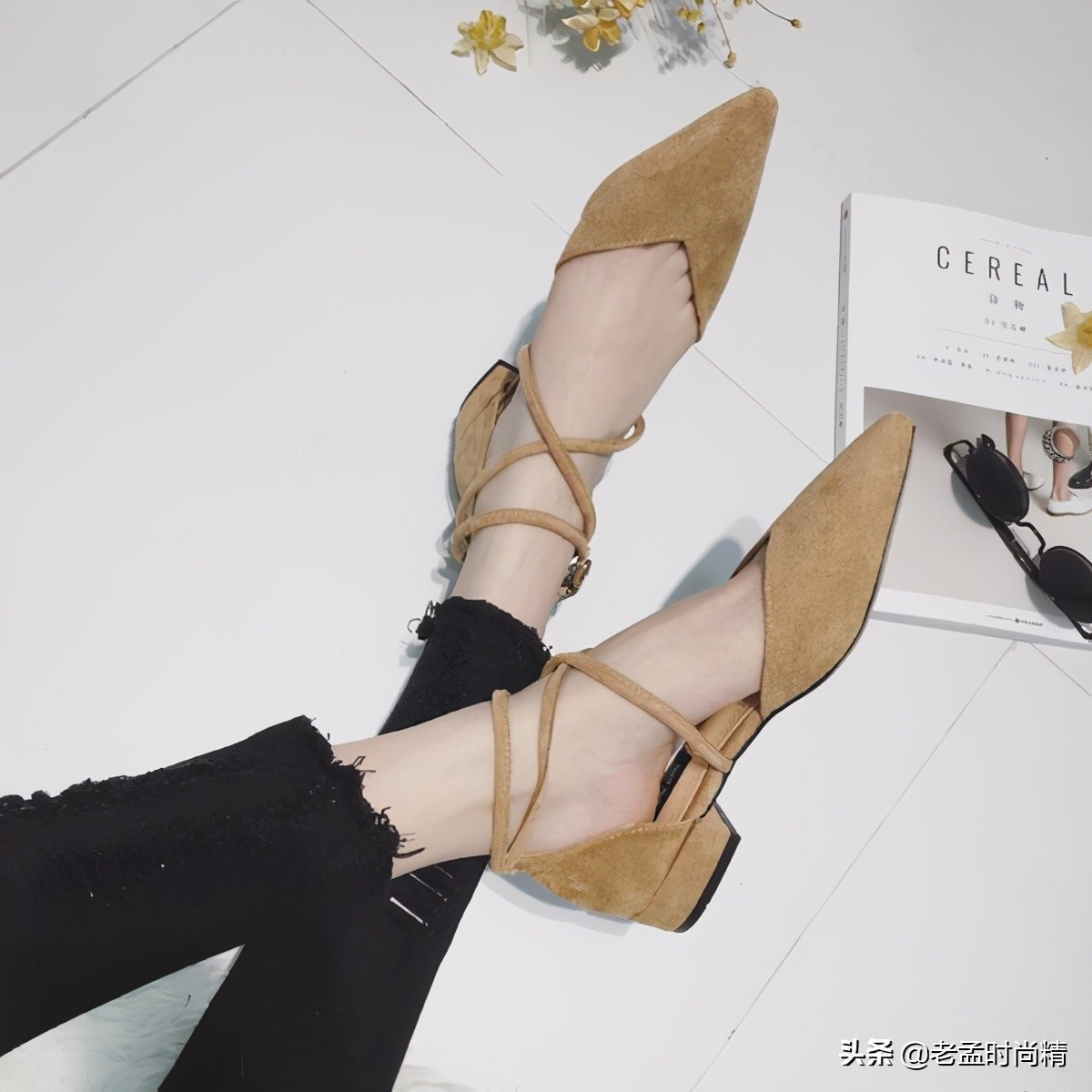 脚大女人显气质的尖头鞋,时尚尖头单鞋尽显优雅女人味