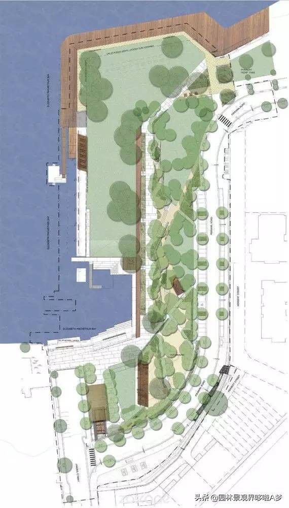 100张水景设计图,景观设计元素整理图