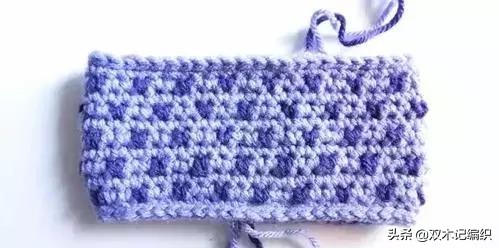 蝴蝶结的钩法教程全过程,金边蝴蝶结钩针详细教程图解