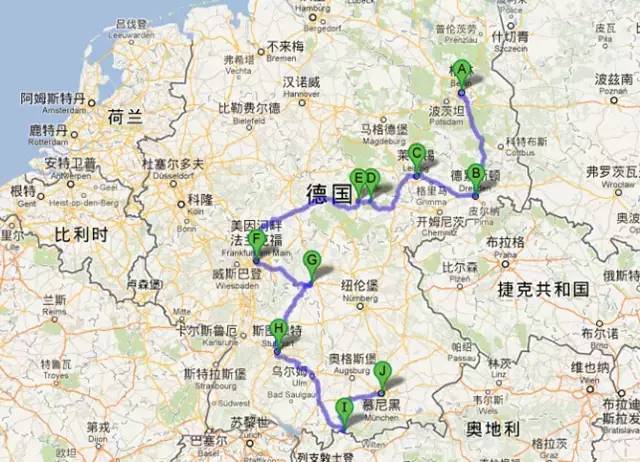 德国9条最壮观的自驾出行路线,德国南部自驾路线图