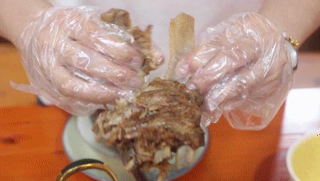 正宗手撕大骨,西安最火牛大骨