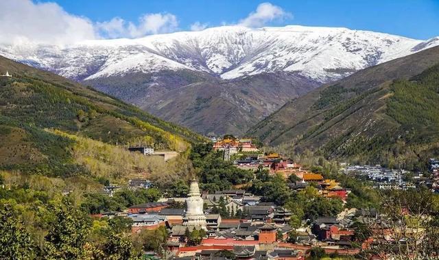 山西忻州风景五台山,山西省忻州市实拍五台山