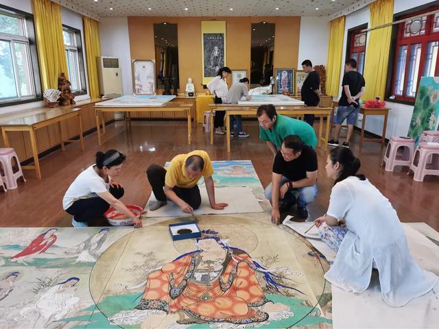 观音菩萨三十二像工笔画,观世音菩萨画像工笔画