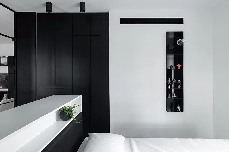 黑白灰loft小公寓,黑白现代小公寓