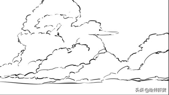 教你各种画云的正确和错误画法,怎么画云彩才好看