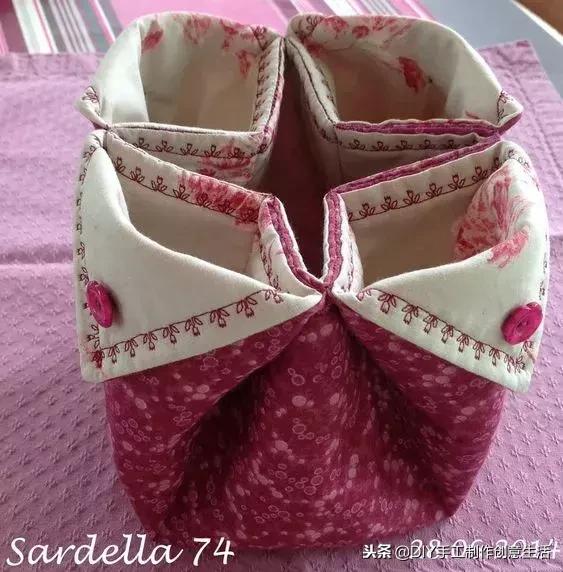 布艺收纳整理包,布艺收纳包制作教程